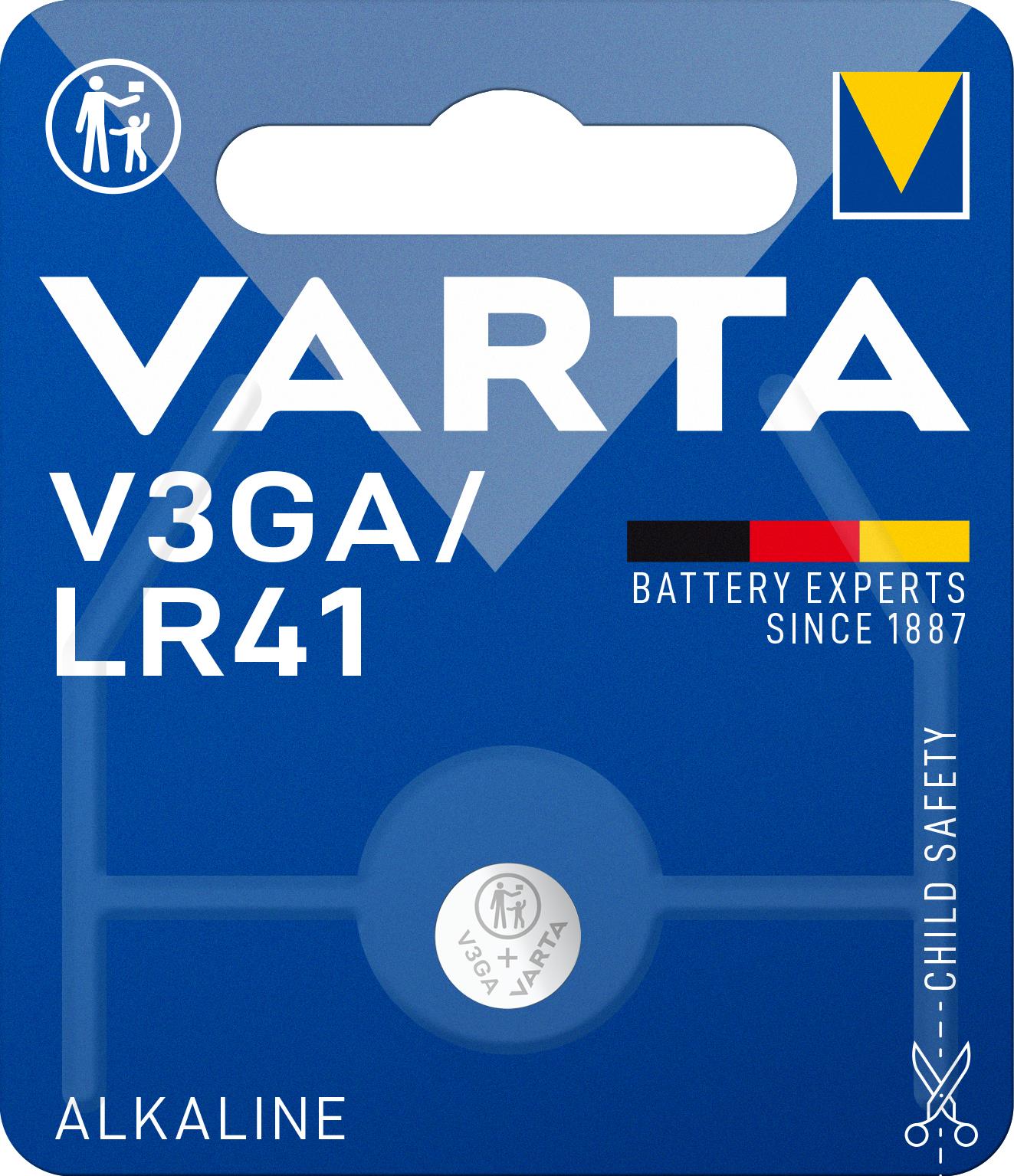 Varta 24261 101 401 Haushaltsbatterie Einwegbatterie LR41 Alkali (24261101401)