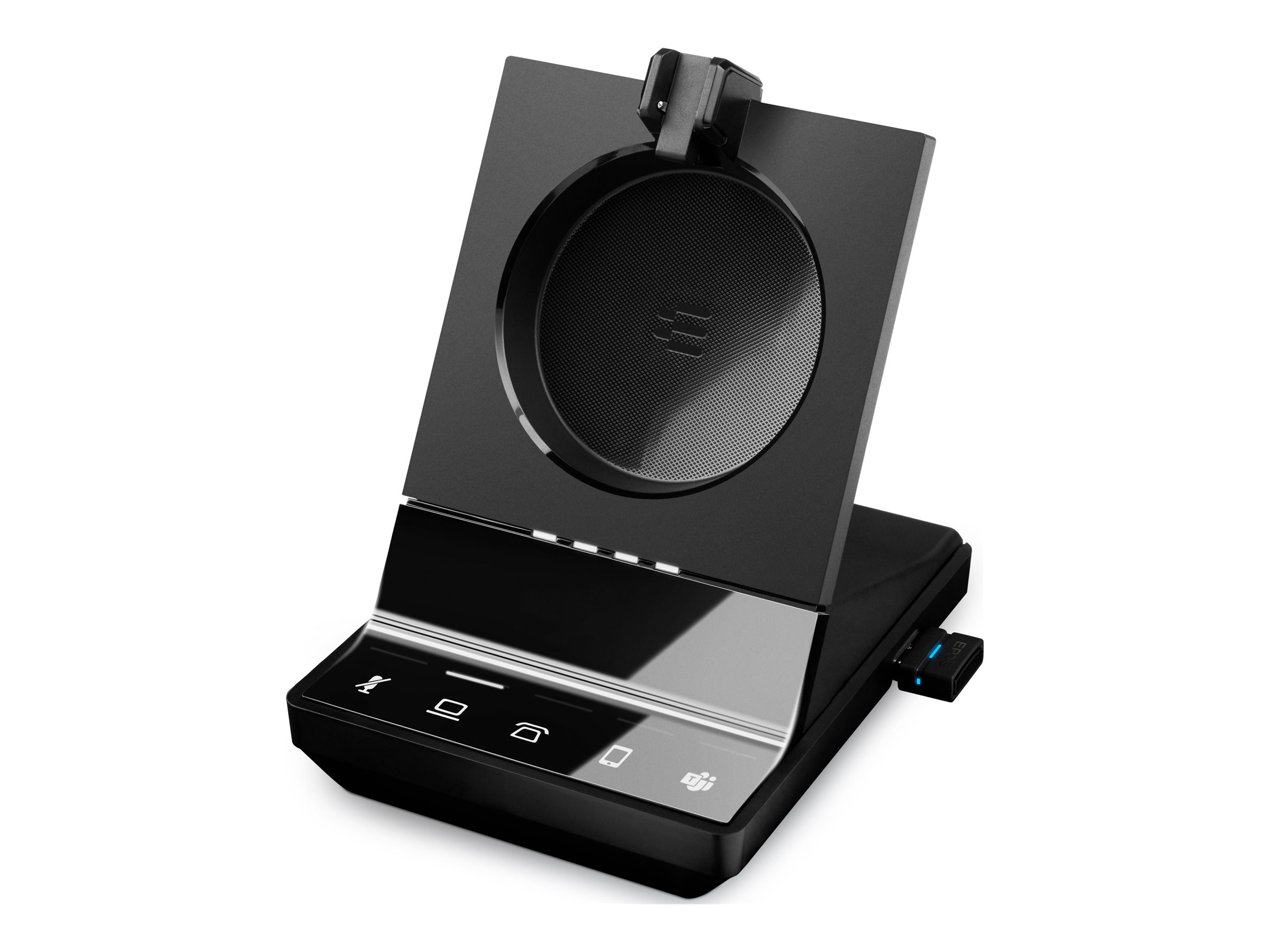 EPOS IMPACT SDW 5066T DECT Wireless On-Ear Stereo Headset Teams zertifiziert Schwarz