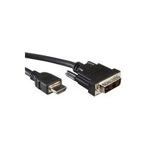 VALUE Adapterkabel HDMI männlich zu DVI-D männlich (11.99.5553)