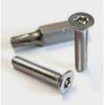 Behnke 20-9503 4x Sicherheitsschrauben + Bit (20-9503)