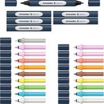 Schneider Paint-It 040 27 Teile Brush-Pens farbsortiert (ML04010903)