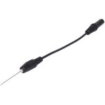 KS TOOLS 4,0 mm Eingangsbuchse auf nadelförmige Prüfspitze, schwarz (150.1673)