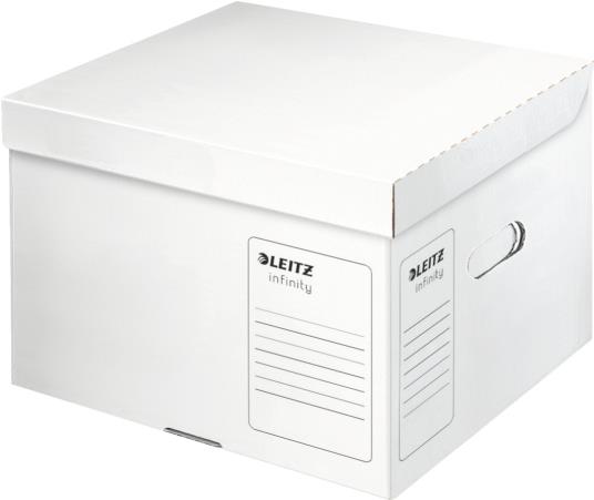 10 LEITZ Archivcontainer Infinity M weiß 35,0 x 32,0 x 26,5 cm (61030000)