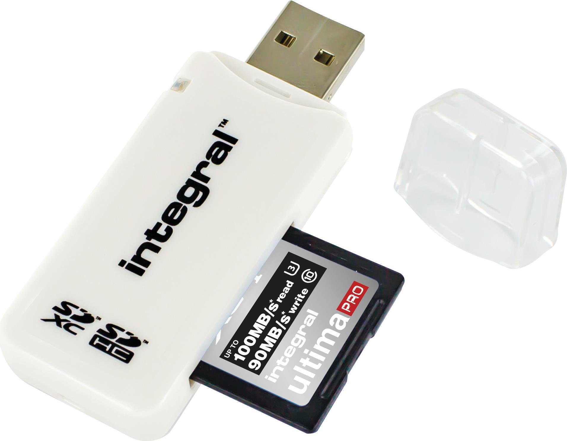 Integral USB2.0 CARDREADER SINGLE SLOT SD ETAIL (INCRSDNRP)