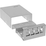 Patchfeld-Dose Aufputz für 4x Keystone RJ45 (76264)