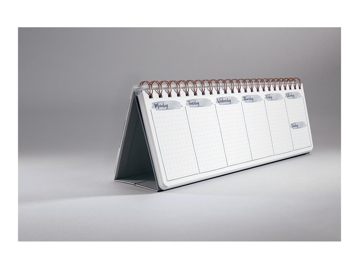 sigel Jolie Tischkalender Underwater Miracles 1/4 A4 Wochenterminkalender Drahtkammgebunden Koralle