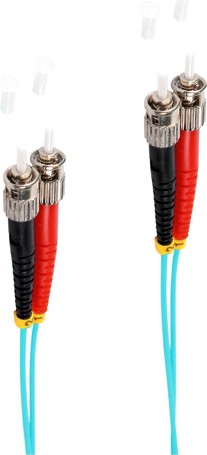 shiverpeaks BS77905/3 Glasfaserkabel 5 m ST OM3 Aqua-Farbe (BS77905/3)
