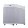 ASUS AP201 PRIME CASE TG WHITE - Mini Tower - PC - Weiß - micro ATX - Mini-ITX - 17 cm - 33,8 cm (90DC00G3-B39010)