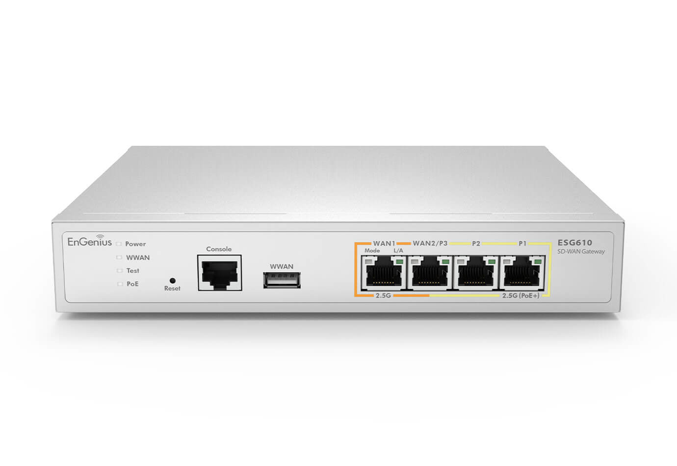 EnGenius ESG610 Cloud Managed Security Gateway 2 x 2,5 GbE 6,8 Gbps Weiß