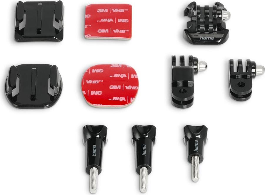 Hama Helmhalterung für Action Cams, Helmkamera seitlich befestigen, Schwenkarm (00004572)