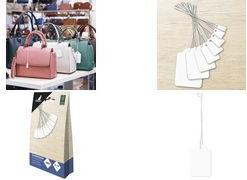 kangaro Warenanhänger, 45 x 65 mm, weiß, 250 Stück hochwertiger Karton-Anhänger, robuste Aufhängeöse - 1 Stück (K-700107)