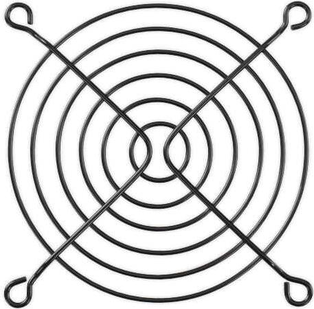 Alphacool Lüftergitter 92mm schwarz (10336)