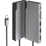 ALOGIC ULDUNIV2-SGR Notebook-Dockingstation & Portreplikator Kabelgebunden USB 3.2 Gen 1 (3.1 Gen 1) Type-C Grau (ULDUNIV2-SGR)