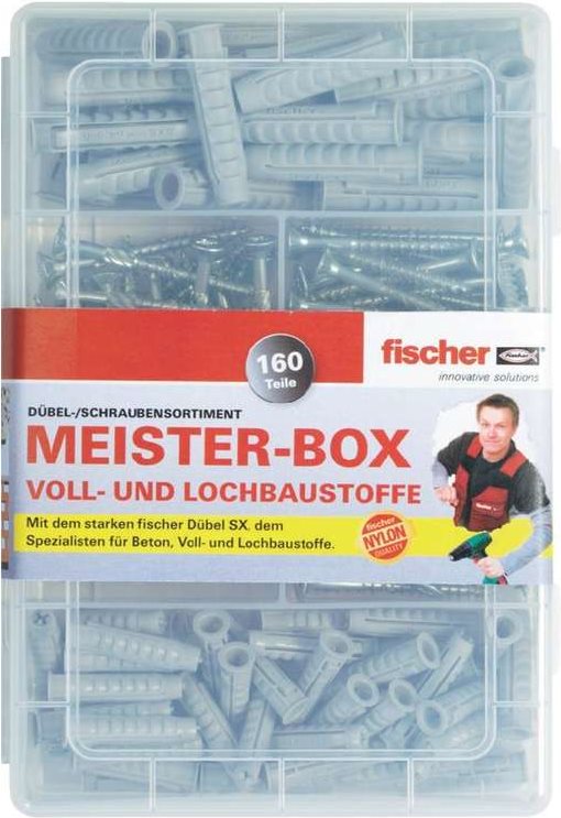 Fischer MEISTER-BOX SX mit Schrauben (513777)