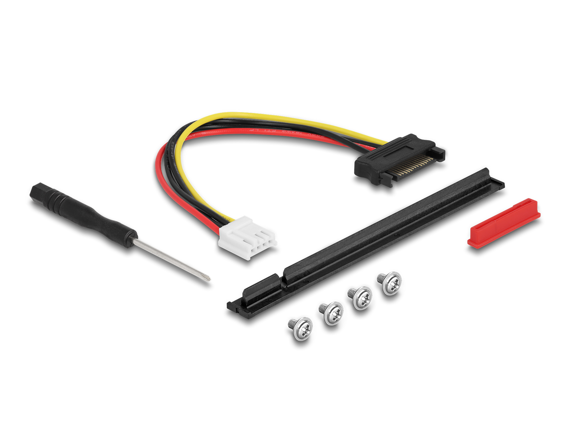 Delock M.2 Key A+E zu PCIe x16 NVMe Adapter gewinkelt mit 20 cm Kabel Schwarz