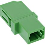 InLine® LWL Kupplung, Simplex LC/LC, singlemode, grün, Keramik-Hülse (FTTH) (89989S)