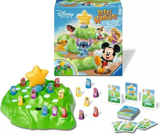 Ravensburger Lotti Karotti - Disney Edition Brettspiel für 4 Spieler ab 4 Jahre