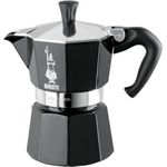 Bialetti Moka Express. Produktfarbe: Schwarz, Kapazität (in Tassen): 6 Tassen, Gehäusematerial: Aluminium. Menge pro Packung: 1 Stück(e) (0004953)