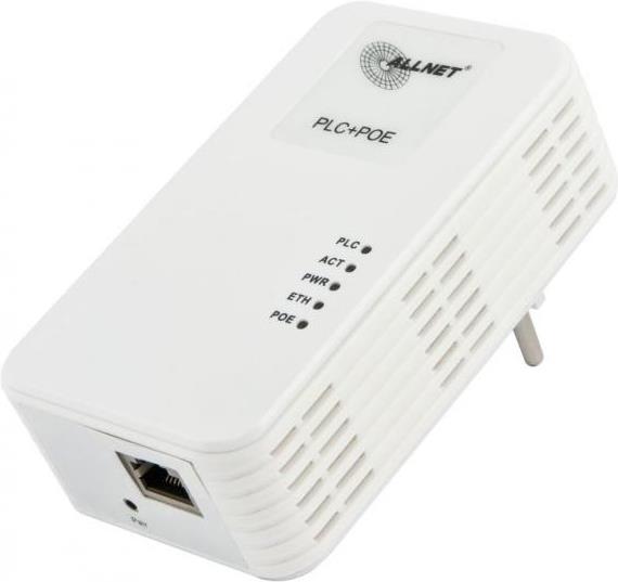 ALLNET ALL1681203 1200Mbit/s Eingebauter Ethernet-Anschluss Weiß 1Stück(e) PowerLine Netzwerkadapter (ALL1681203)
