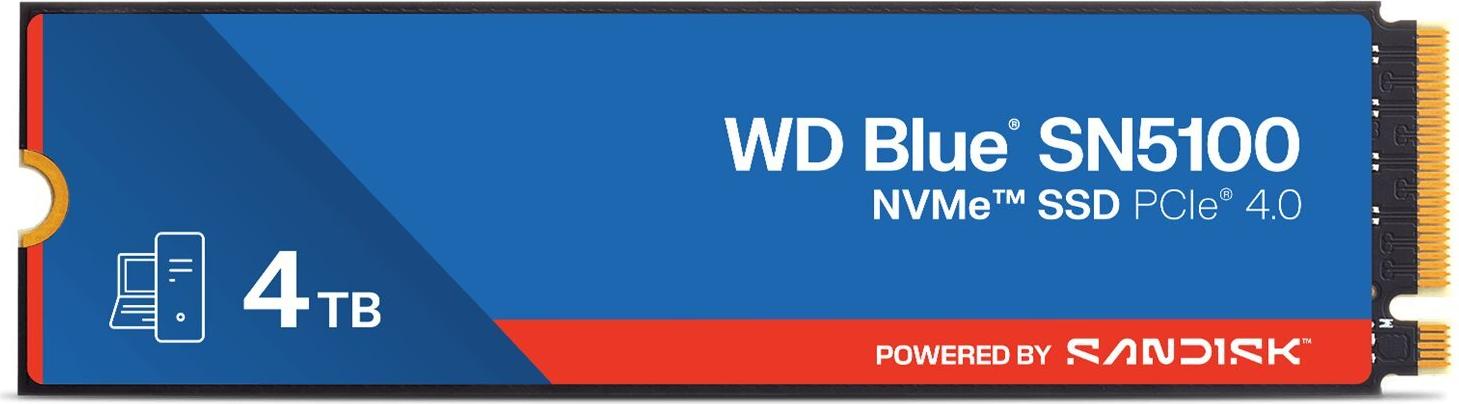 Western Digital 4Tb Wd Blue® Sn5100 NvmeT Ssd (WDS400T5B0E)