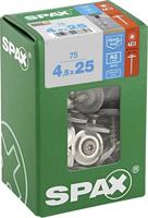 SPAX 4587000450257 Spenglerschraube 4.5 mm 25 T-STAR plus Edelstahl A2 75 St. (4587000450257)