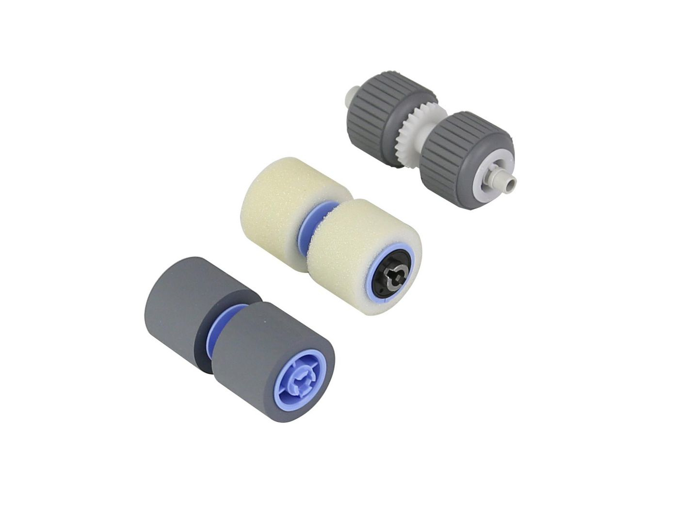 CoreParts MSP7041 Transferrolle für Canon DR-6050C/7550C/9050C imageFORMULA, 3 Stück, Blau/Grau/Weiß