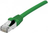 Patchkabel S/FTP (PiIMF), Cat 6A (EIA/TIA), grün, 25,0 m Patchkabel mit besonders schmalem Knickschutz (858445)