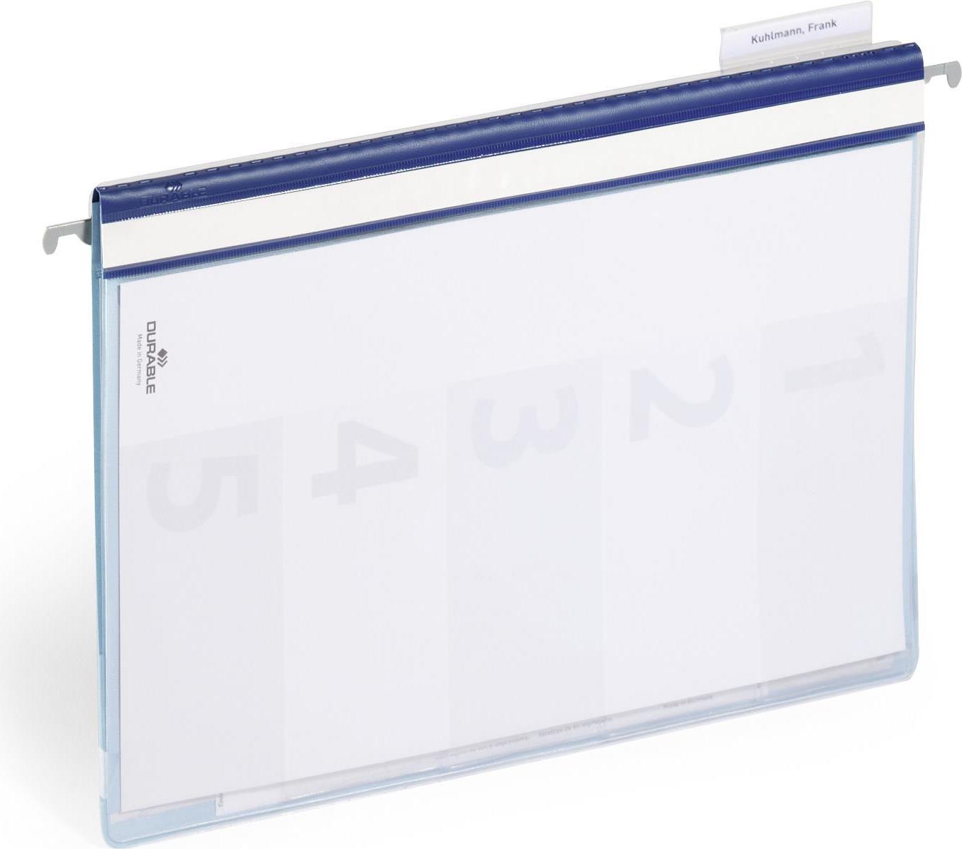 DURABLE Organisationshefter, DIN A4, blau 5-fach Hefter, mit 5 Unterteilungen und 5 separaten (2556-