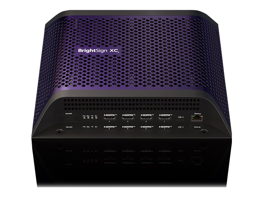 BrightSign XC5 XC4055 Digital Signage-Player Schwarz, Lila