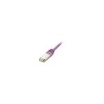 Patchkabel equip RJ45 S/FTP C6 3.00m violette HF (605552)