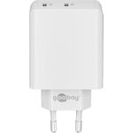 Goobay 61758 Ladegerät für Mobilgeräte Weiß Indoor (61758)