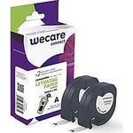 Armor K80006W4 Etiketten erstellendes Band Schwarz auf weiss (K80006W4)