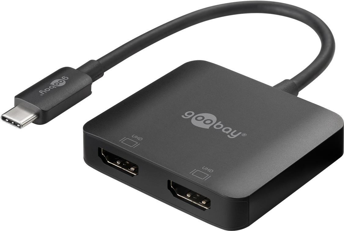 Goobay USB-C™-Adapter auf 2x HDMI™ (60173)