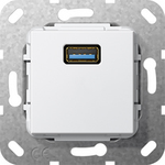 GIRA 4847257. Buchsen-Typ: USB. Produktfarbe: Weiß (4847257)