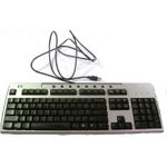 HP 324634-071 Tastatur USB Spanisch Schwarz - Silber (324634-071)