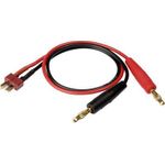 Reely Ladekabel [2x Lamellenstecker 4 mm - 1x T-Stecker] 30.00 cm 1.3 mm² (RE-6799041)