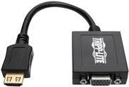 Eaton PowerWare Tripp Lite HDMI to VGA with Audio Converter Cable Adapter for Ultrabook/Laptop/Desktop PC (M/F), 6-in. (15.24 cm) (P131-06N)