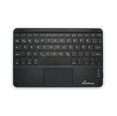 MediaRange MROS130 Bluetooth-Tastatur mit Touchpad QWERTZ DE/AT/CH Schwarz