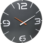 TFA Design Funkwanduhr Contour, Schwarz/Weiß (60.3536.10)