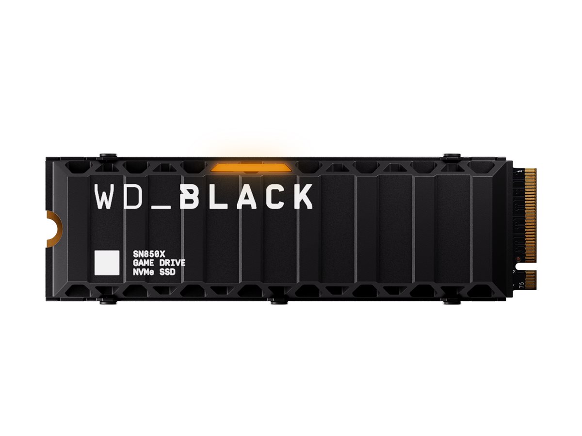 Western Digital WD_BLACK SN850X 4 TB M.2 2280 PCIe 4.0 x4 NVMe SSD mit Kühlkörper