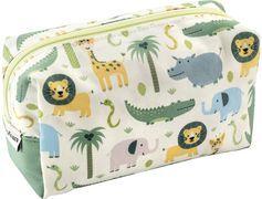 EBERHARD FABER Schlamper-Etui Jumbo Safari aus Polyester, großes Hauptfach, Verschluss: Reißverschluss, - 1 Stück (577438)