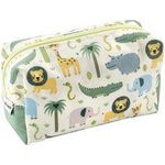 EBERHARD FABER Schlamper-Etui Jumbo Safari aus Polyester, großes Hauptfach, Verschluss: Reißverschluss, - 1 Stück (577438)