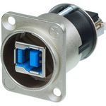 Neutrik NAUSB3 USB 3.0 Type A USB 3.0 Type B Schwarz - Metallisch Kabelschnittstellen-/adapter (NAUSB3)