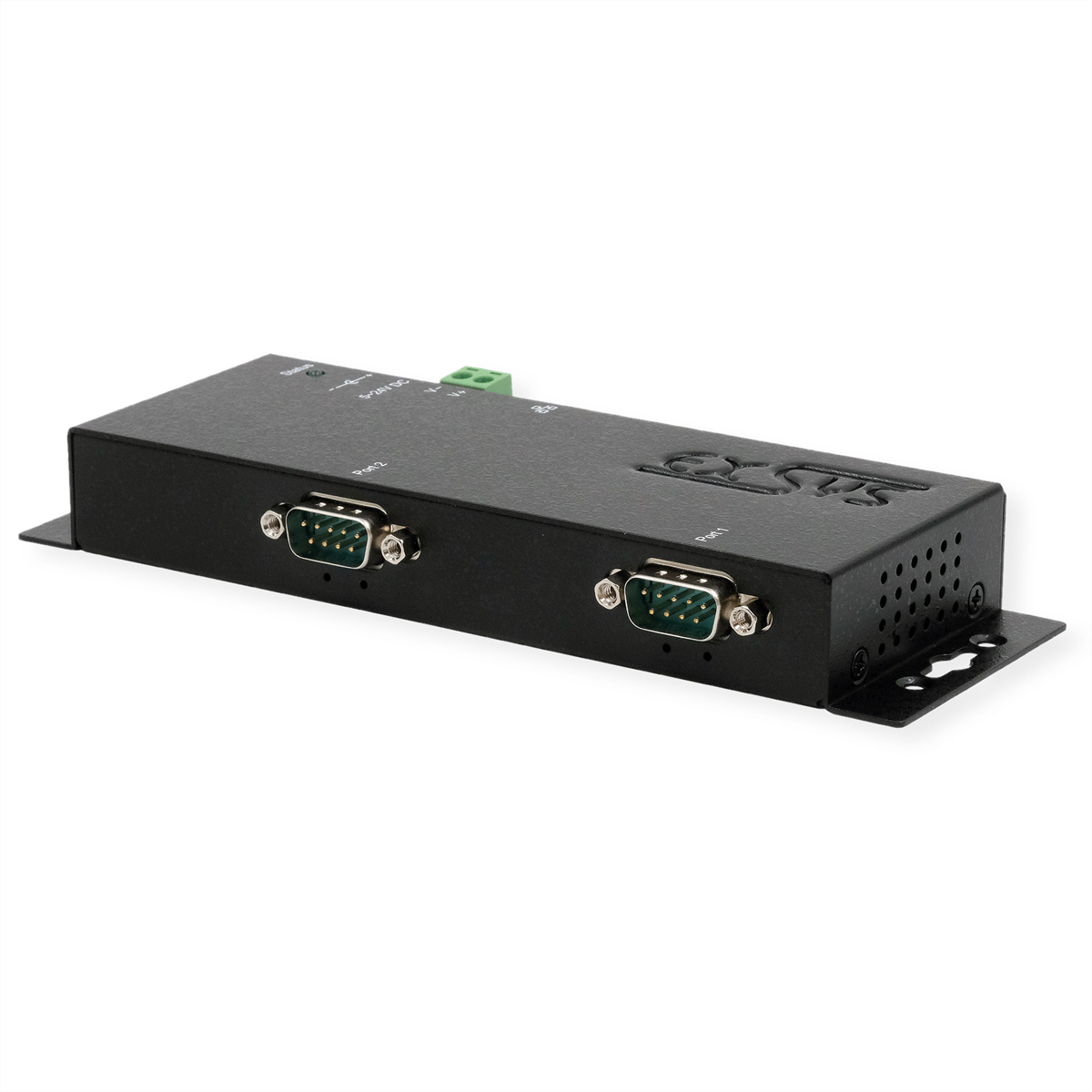 Exsys EX-6112-2 Ethernet Geräteserver 2x RS-232 inkl. 12V/3A Netzteil