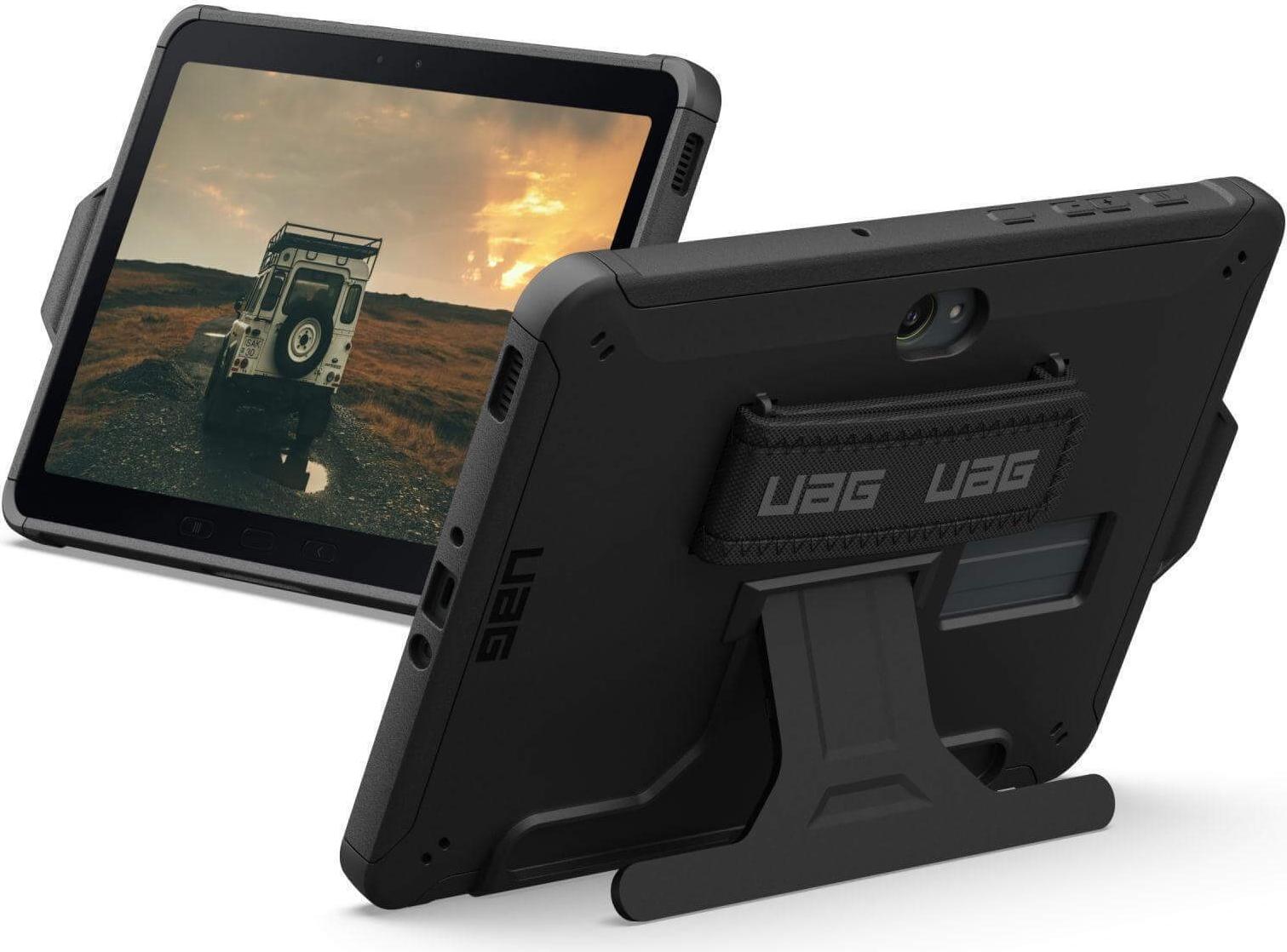 Urban Armor Gear UAG Scout Handstrap & Kickstand Case| Samsung Galaxy Tab Active5 (224460B14040)