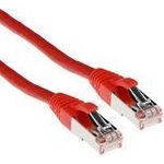 ACT Red 5 meter LSZH SFTP CAT6A patch cable snagless with RJ45 connectors CAT6A S/FTP LSZH SNG RD 5.00M (FB7505)