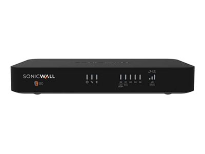 SonicWall TZ80 Sicherheitsgerät 5 Anschlüsse Schwarz