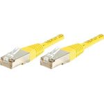 Patchkabel S/FTP (PIMF), CAT.6A EIA/TIA, Class EA, gelb, 20,0 m Patchkabel mit besonders schmalem Knickschutz (858339)