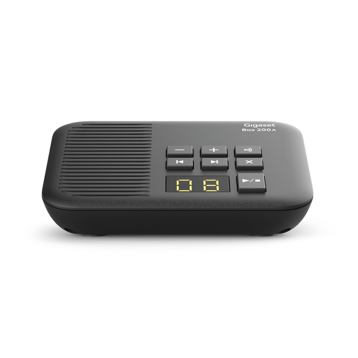 Gigaset Box 200A DECT-Basisstation mit Anrufbeantworter Schwarz