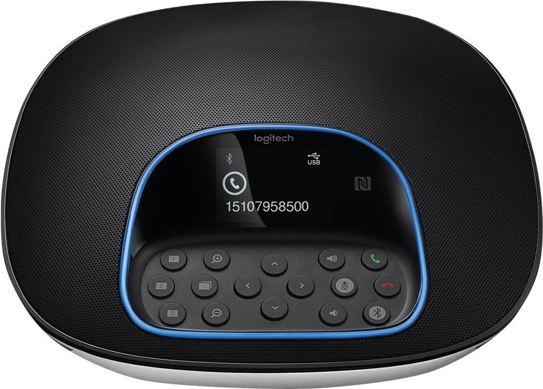 Logitech GROUP Videokonferenzsystem Full HD 1080p 30 fps Schwarz, Grau